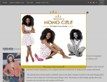 Tablet Screenshot of nonocele.co.za